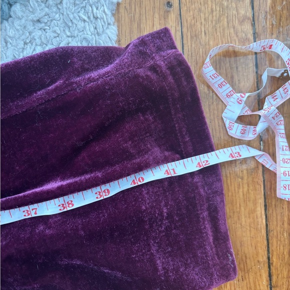 Vintage Purple Velvet Pants - Picture 7 of 7